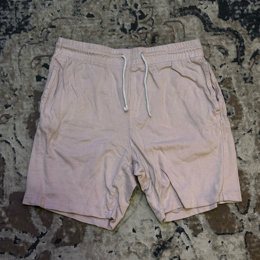 Men's Casual Pink Athletic Shorts